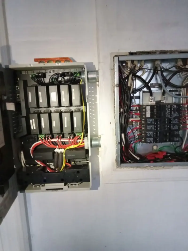 Electrical panel upgrade completed for Security Camera Wiring in Port Salerno